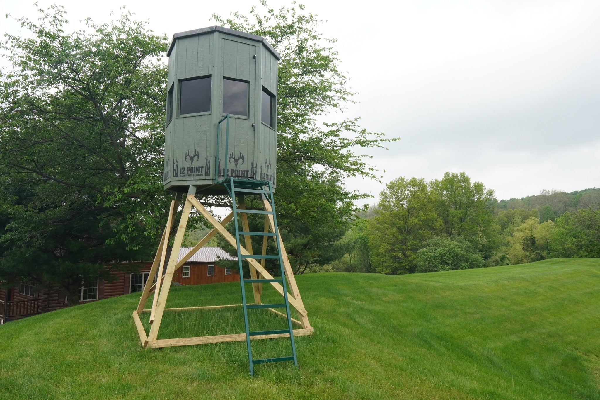12 Point Hunting Blinds - The 6' Octagon Premium Hunting Blind - Image 21