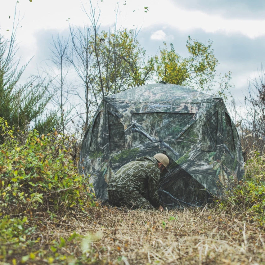 Ameristep Brickhouse  75” x 75” Wide Bottom Ground Blind - Image 3