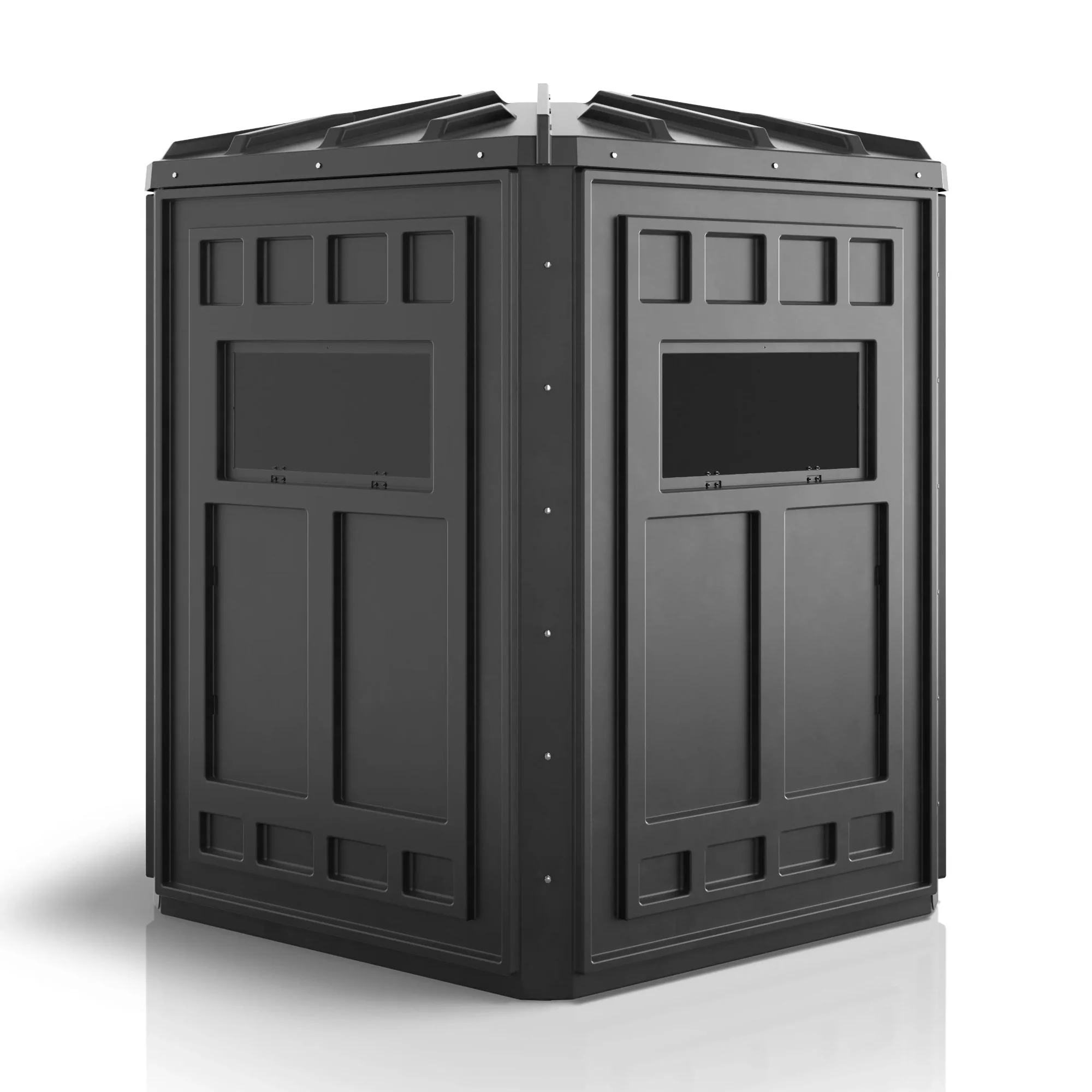 Booner 5-Panel 6' Wide Hunting Blind - Vertical Windows - Image 3