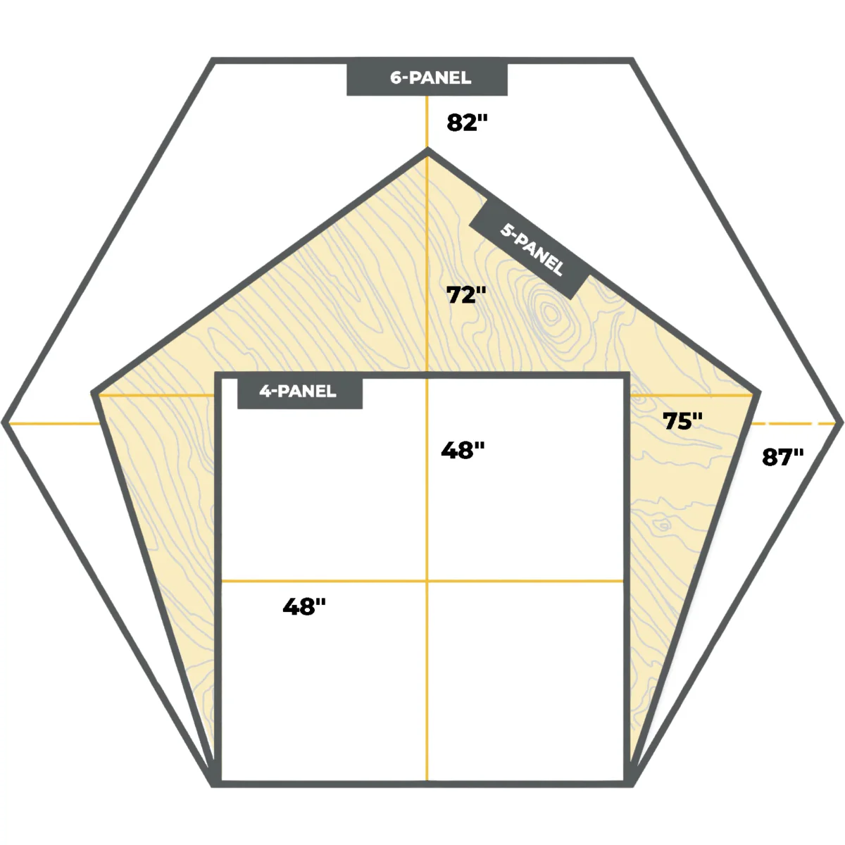 Booner 5-Panel 6' Wide Hunting Blind - Vertical Windows - Image 8