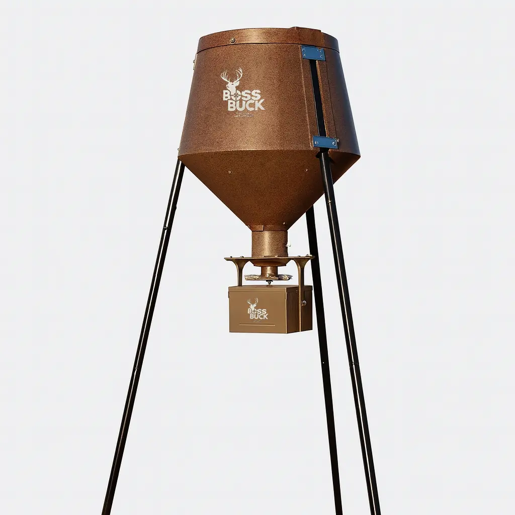 Boss Buck 200 lb Automatic Spinner Deer Feeder - 12v Battery Included - Image 10