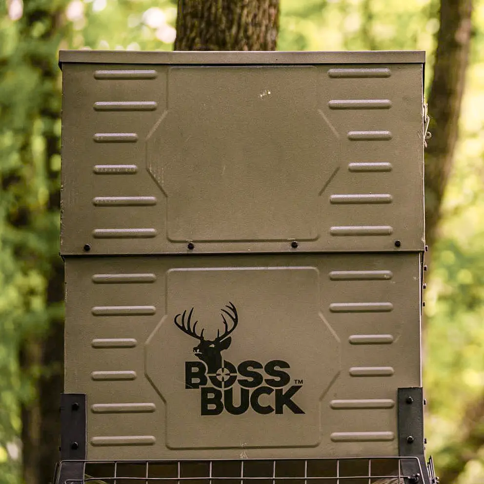 Boss Buck 300 lb Stand & Fill Automatic Sled Feeder w/ Timer & Solar Panel - Image 4