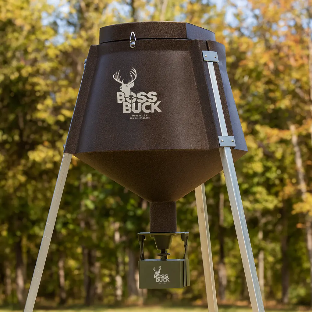 Boss Buck 350 lb Automatic Spinner Deer Feeder - 12v Battery Included - Image 4