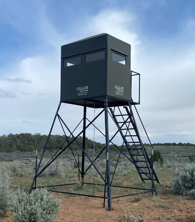 Dillon Manufacturing 4' x 6' Classic Deer Blind With 6' Door - Image 4