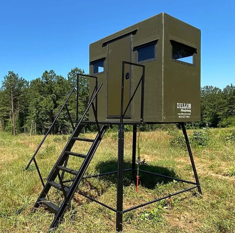 Dillon Manufacturing 4' x 6' Classic Deer Blind With 6' Door - Image 7