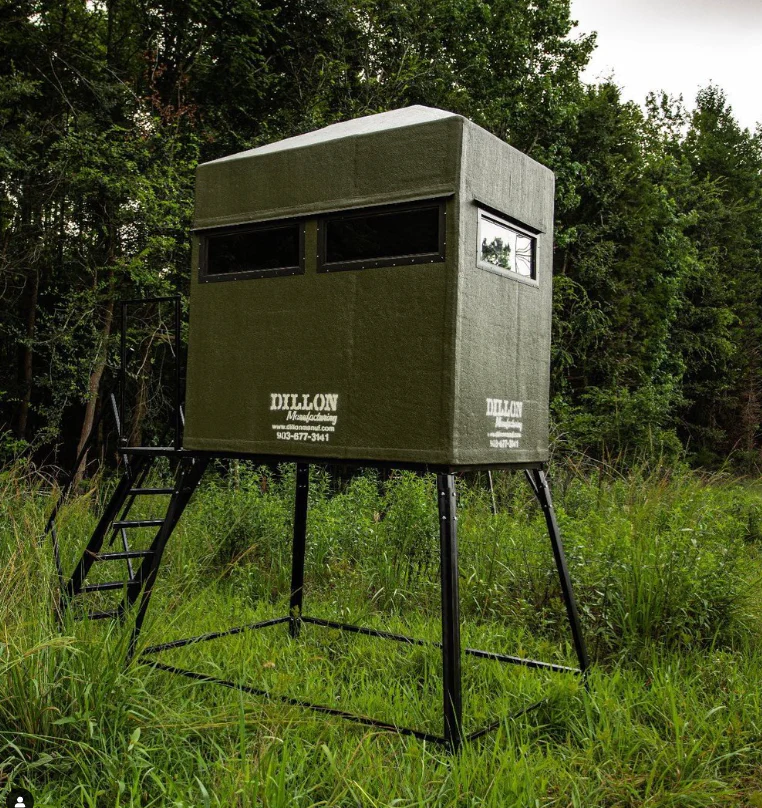 Dillon Manufacturing 4' x 6' Classic Deer Blind With 6' Door - Image 8