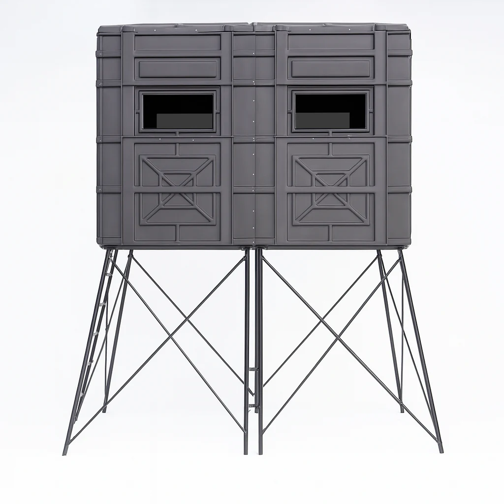 Hughes Clubhouse 4'x8' Deer Hunting Blind - Fully Loaded Edition - Image 8