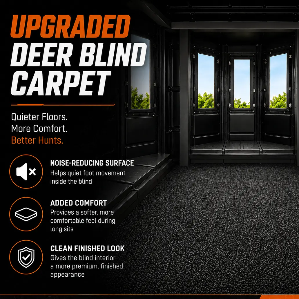 Hughes Clubhouse 4'x8' Deer Hunting Blind - Fully Loaded Edition - Image 4