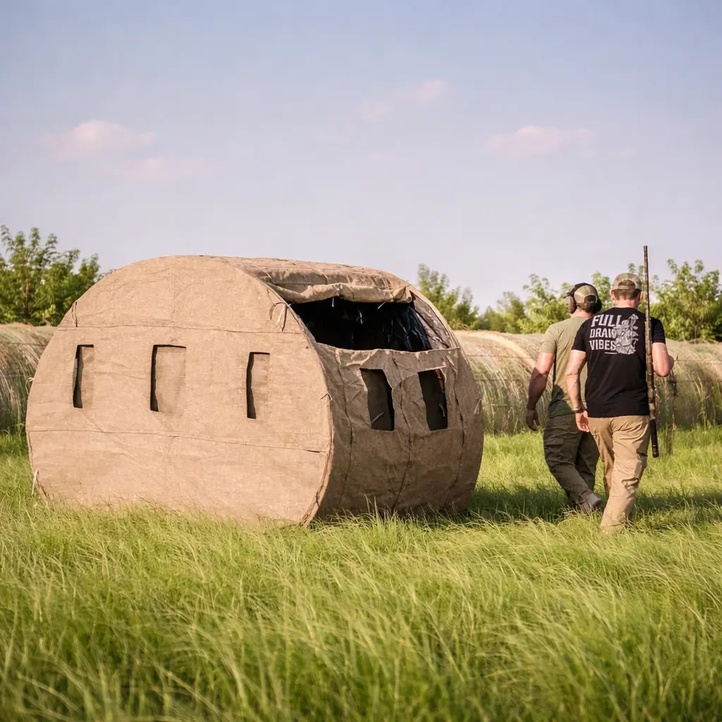 Muddy Bale Hunting Blind 82"W x 64"L - Image 2