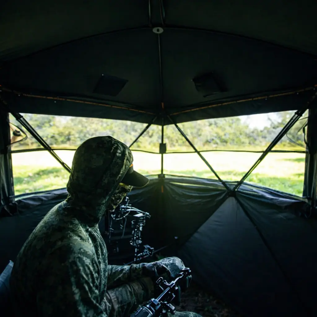 Muddy Infinity 2-Man Ground Blind - 75"W x 69"T - Epic Camo - Image 4