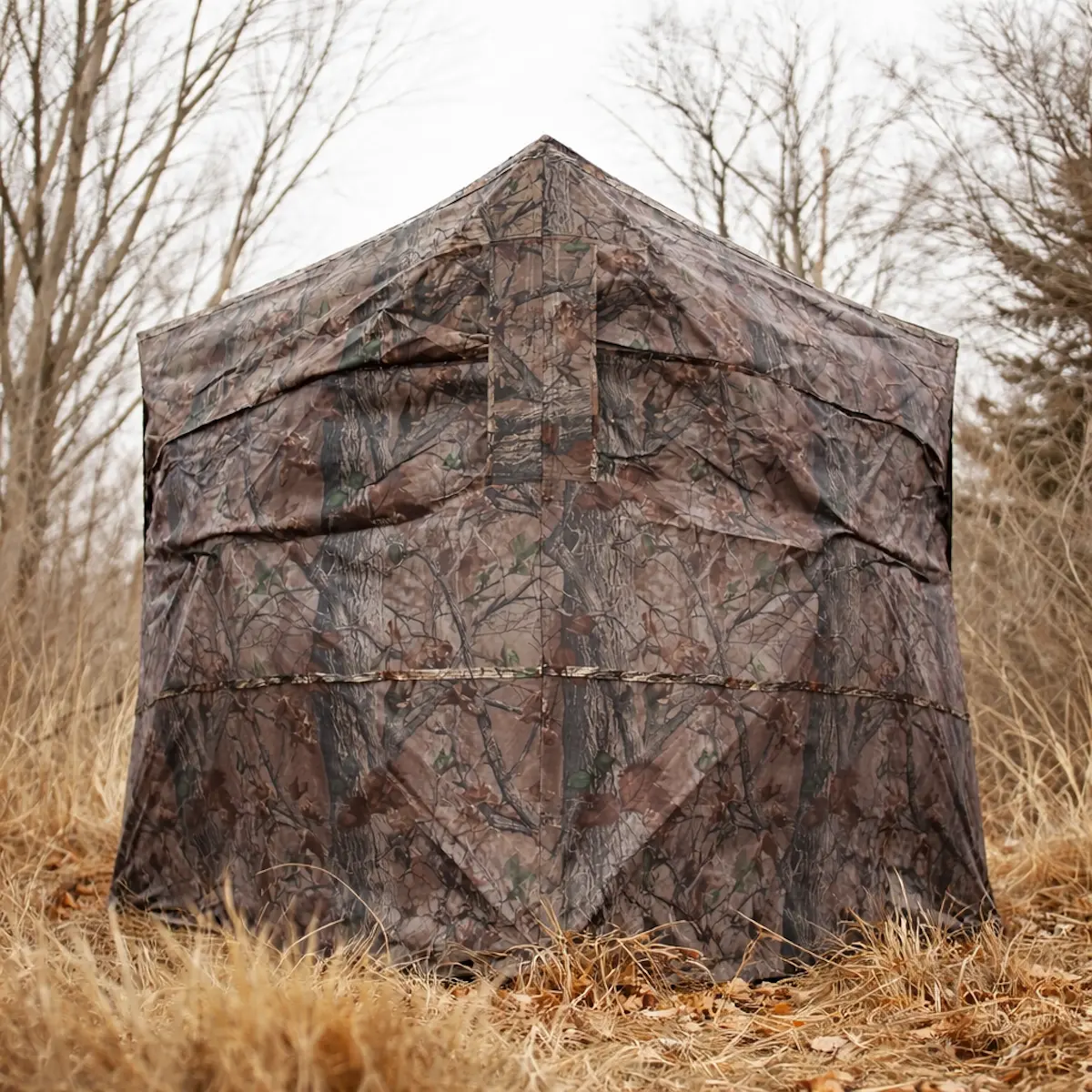 Muddy Prevue 3-Man See-Thru Ground Blind - Epic Camo - Image 3