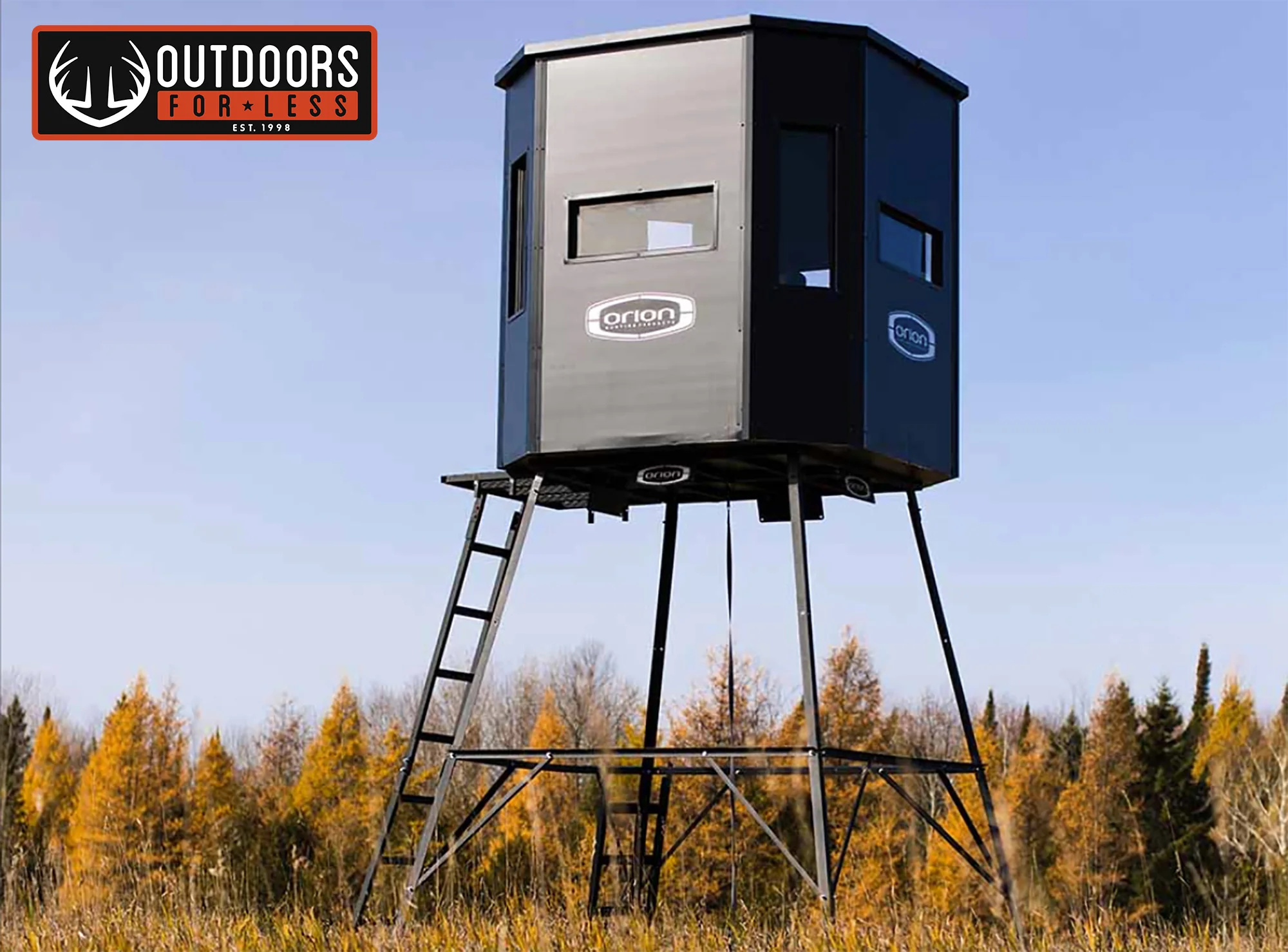 Orion Blinds 5' Hunting Blind Stand with Ladder - Image 7