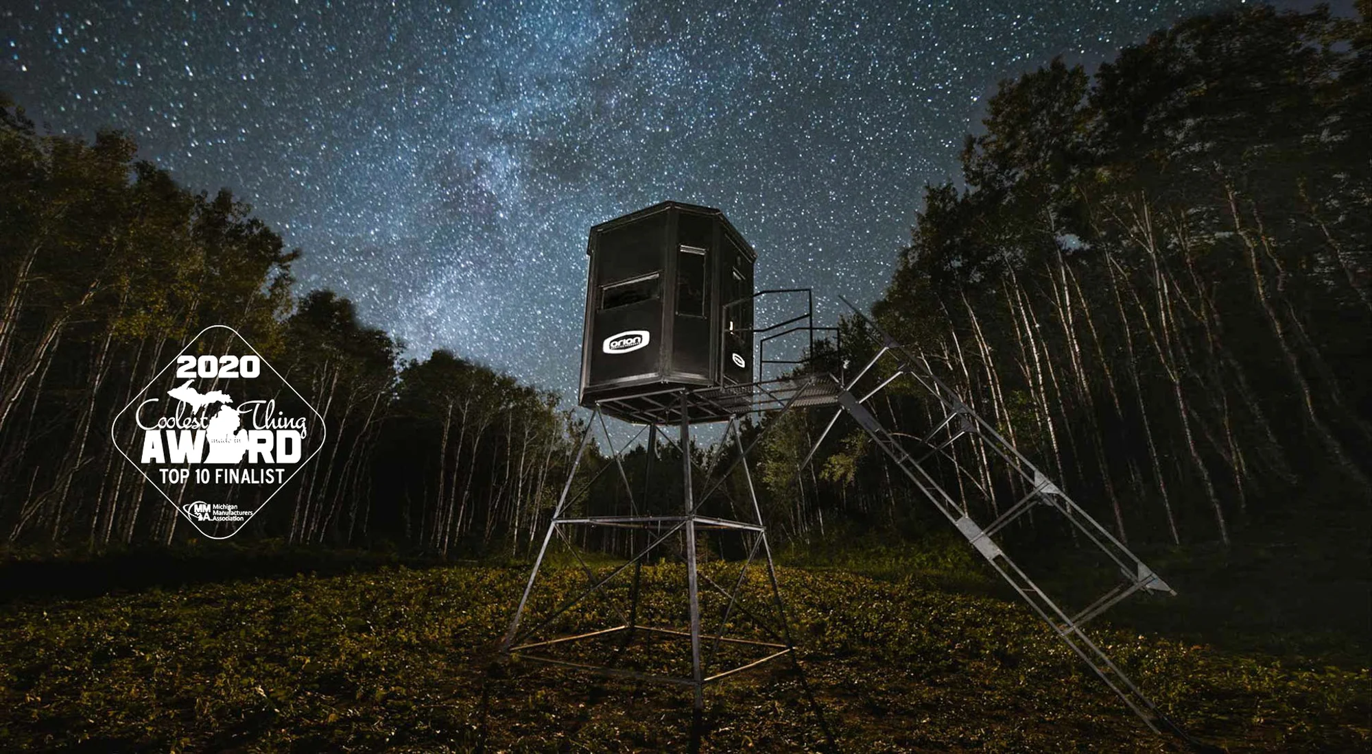 Orion Blinds 5' Hunting Blind Tower with Stair & Rail - Image 5