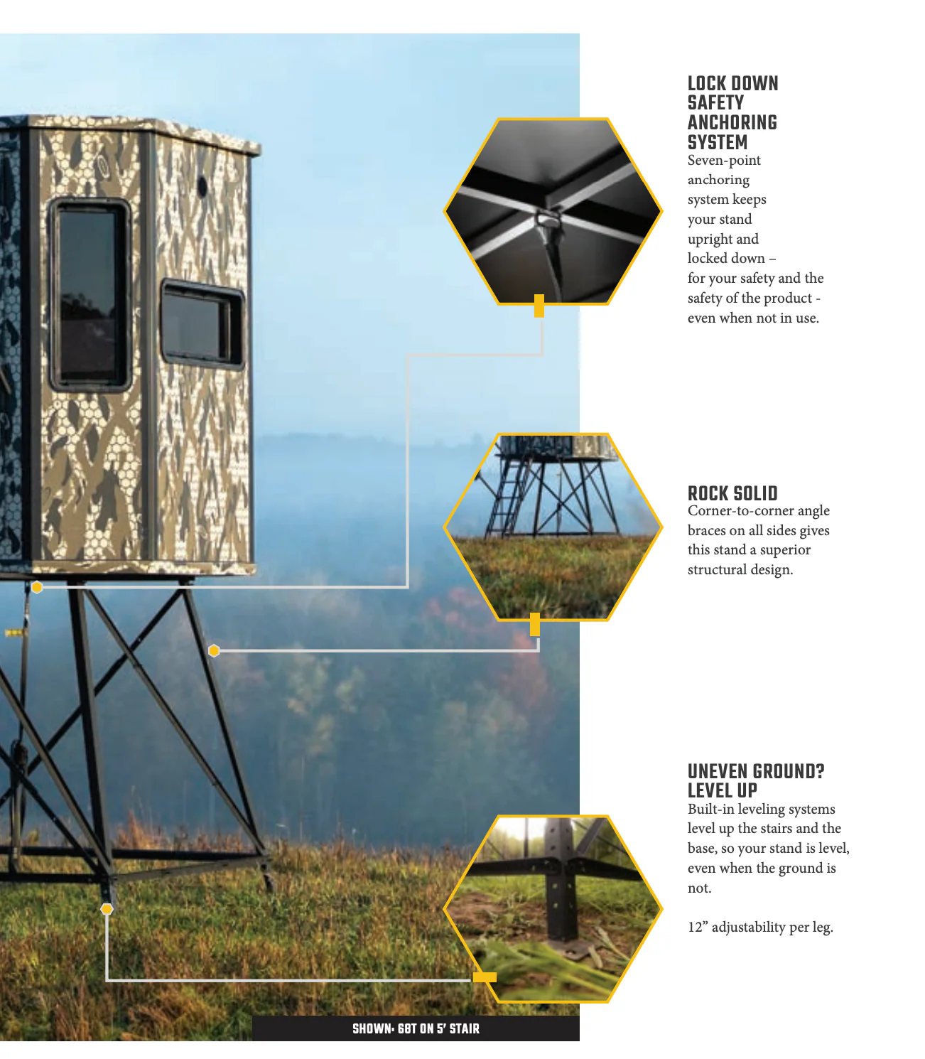 Orion Hunting 6' x 6' Premium Deer Hunting Blind - Image 31