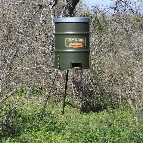 Texas Hunter 300 lb. Protein Barrel Deer Feeder - Image 6