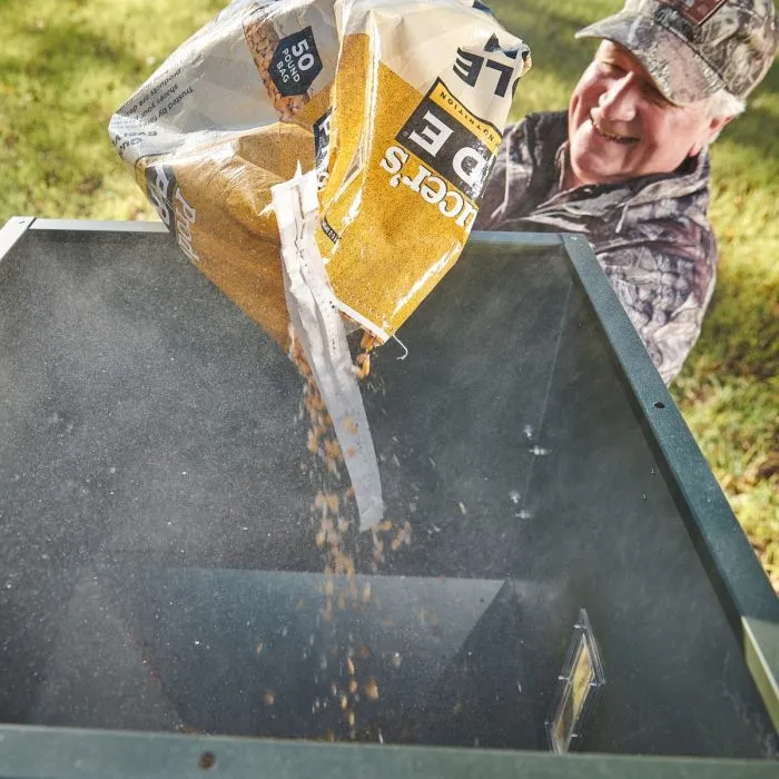 Texas Hunter 300 lb. Trophy Deer Feeder with 4 Foot Legs - Image 12