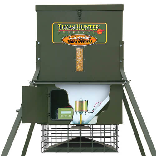 Texas Hunter 300 lb. Trophy Deer Feeder with 4 Foot Legs - Image 4