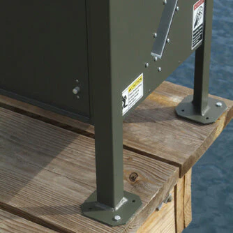 Texas Hunter Fish Feeder - 70 lb Fish Feed/125 lb Corn Capacity – Straight Legs - Image 7