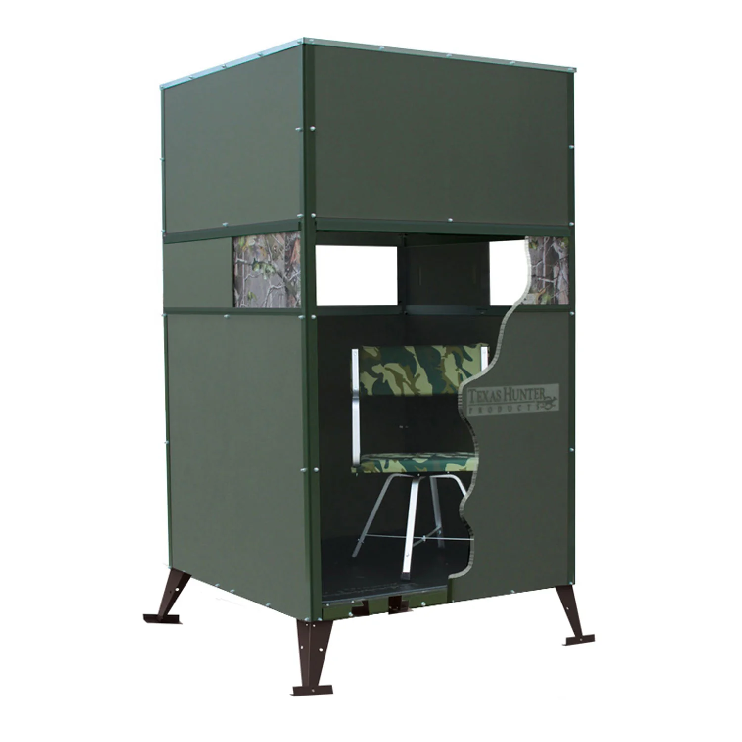 Texas Hunter Trophy Ground Blind  4' x 4' with Ground Legs - Image 3