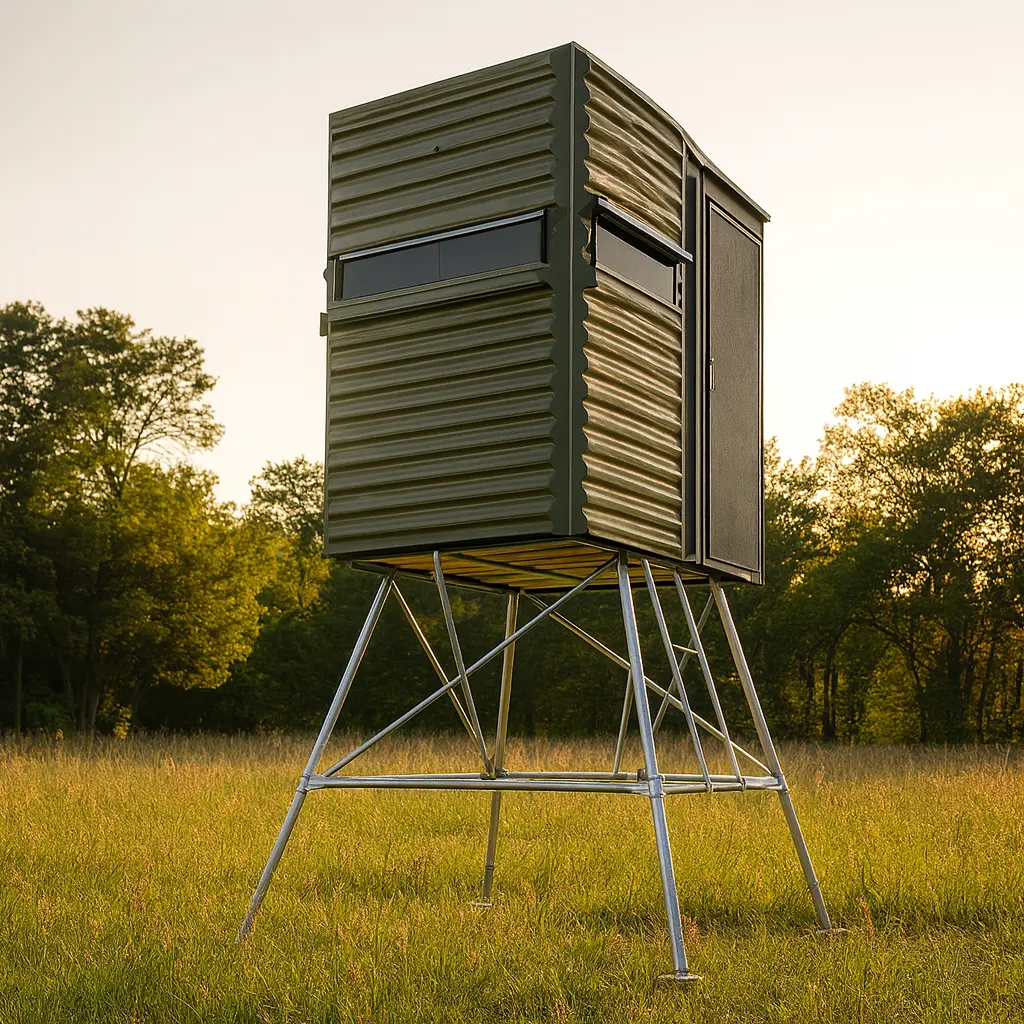 The Blynd 4' x 8' Hunting Blind with Half Door - Image 4