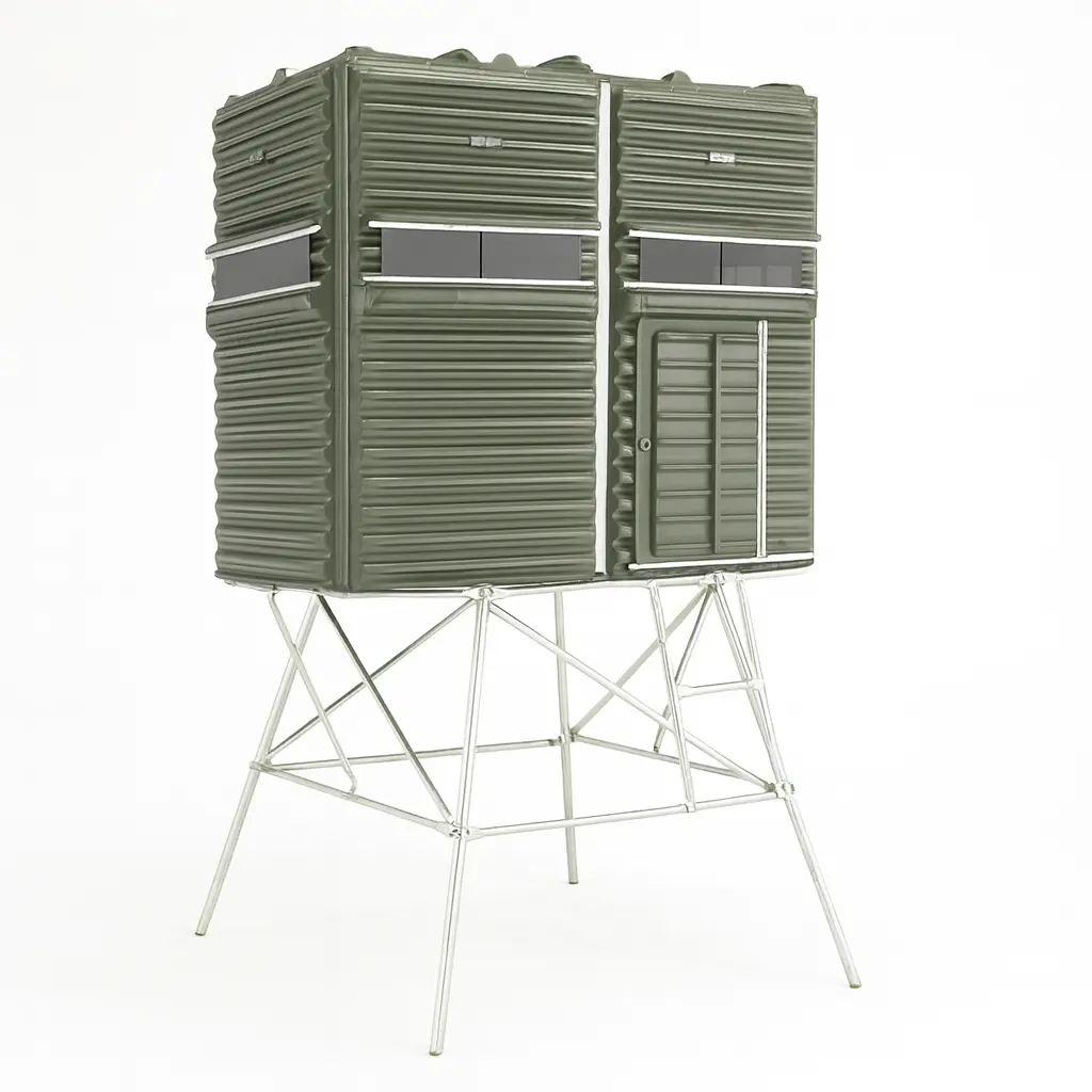 The Blynd 4' x 8' Hunting Blind with Half Door - Image 9